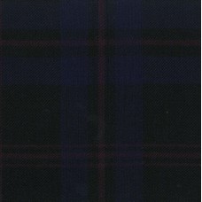 Medium Weight Hebridean Tartan Fabric - Dark Island Heather